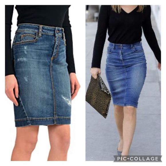 Just Cavalli Denim - CAVALLI Denim pencil skirt- made in Italy